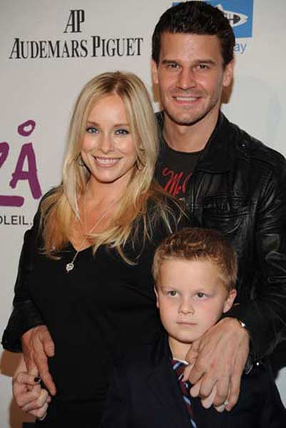 David Boreanaz and wife Jamie Bergman attend an...