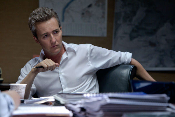 Edward Norton appears in a photo from the 2012 action thriller 'The Bourne Legacy.'