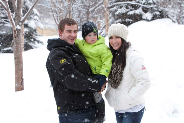 Bristol Palin and son Tripp appear in a...