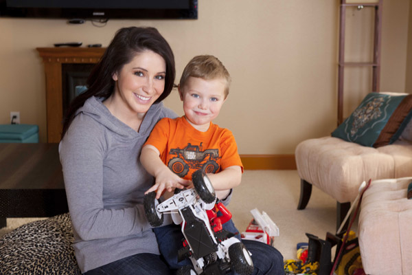 Bristol Palin and son Tripp appear in a promotional photo for her new Lifetime reality show 'Bristol Palin: Life's a Tripp,' which premieres on June 19, 2012 at 10 p.m. ET.