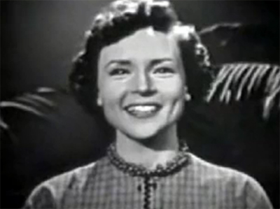 Betty White appears on her NBC show in 1954