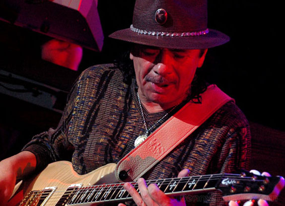 Carlos Santana performs at the 2011 Java Jazz...