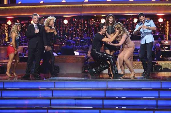 Kirstie Alley and Maksim Chmerkovskiy appear in...