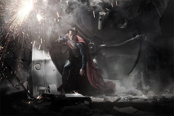 Hendry Cavill appears as Superman in a scene...