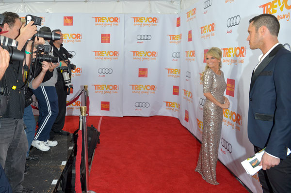 Kristen Chenoweth attends the Trevor Project's...