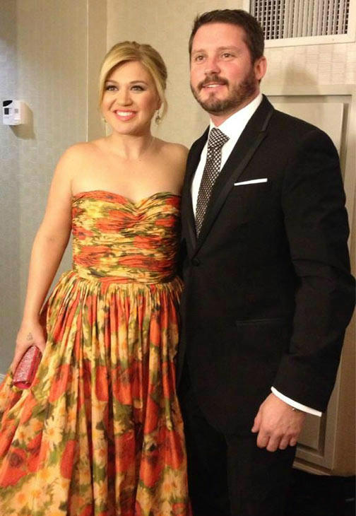 Kelly Clarkson and fiance Brandon Blackstock...
