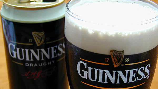  A photo of Guinness beer.