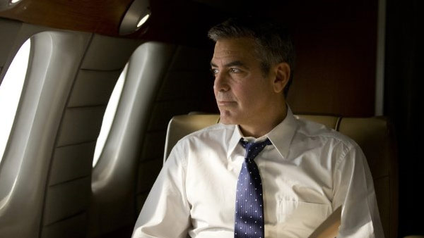Clooney appears in a scene from the 2011 film 'The Ides of March.'