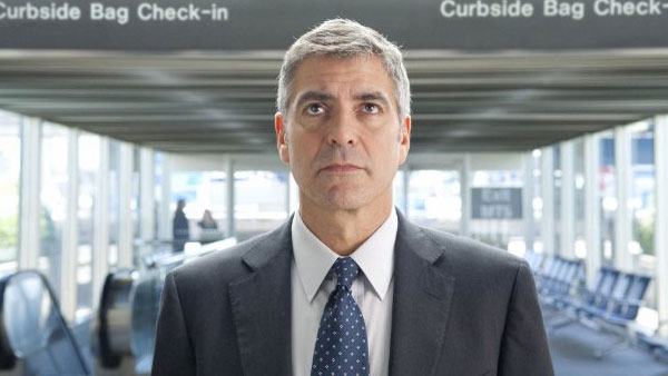 Clooney appears in a scene from the 2009 film...