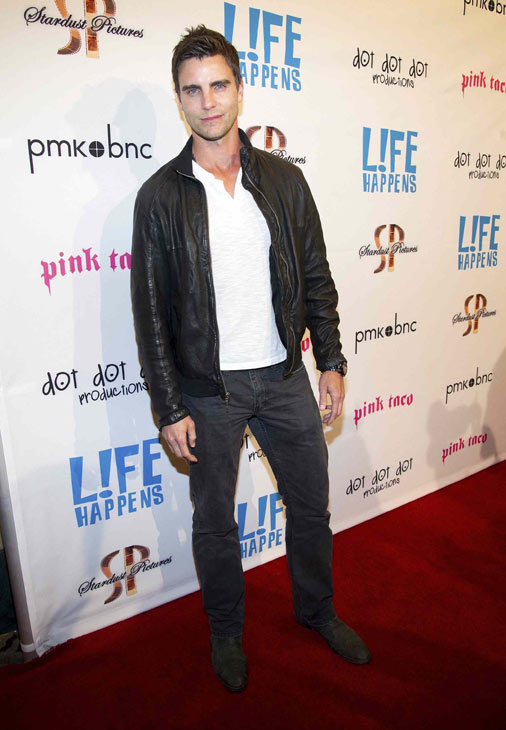 Colin Egglesfield attends the after party of the...