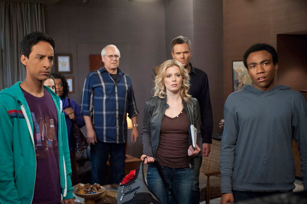 Still image of the members of the show...