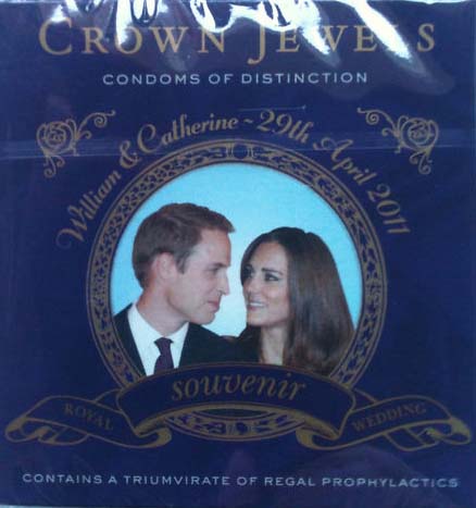 Prince William and Kate Middleton condoms going...