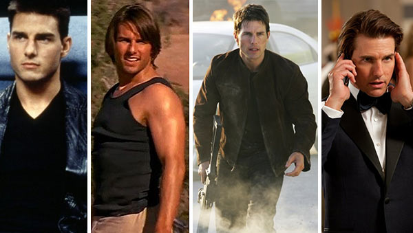 Tom Cruise appears in scenes from the films Mission: Impossible, Mission: Impossible II, Mission: Impossible III and Mission: Impossible - Ghost Protocol. - Provided courtesy of Paramount Pictures Tom Cruise appears in scenes from the films Mission: Impossible, Mission: Impossible II, Mission: Impossible III and Mission: Impossible - Ghost Protocol. - Provided courtesy of Paramount Pictures