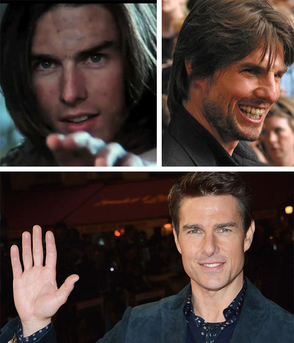 Tom Cruise appears in a scene from the 1985...