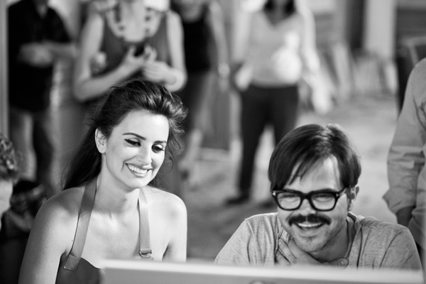 A behind-the-scenes photo of Campari's 2013 Calendar campaign, starring Penelope Cruz. The pictures were released on July 31, 2012.