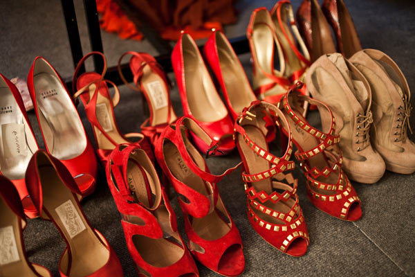 A behind-the-scenes photo of Campari's 2013...