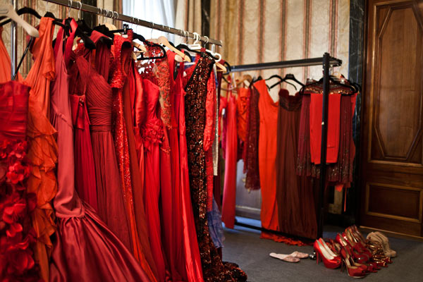 A behind-the-scenes photo of Campari's 2013...