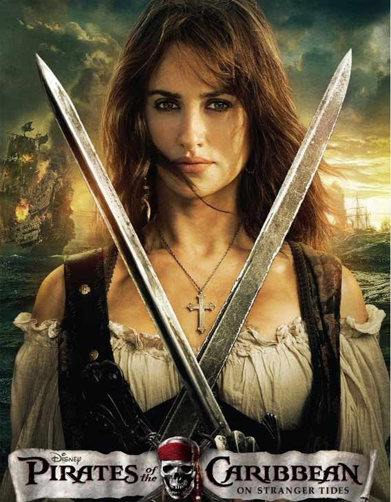 Penelope Cruz appears as Anjelica on a poster...