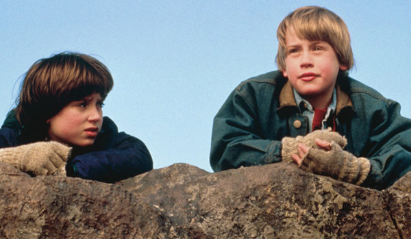 Macaulay Culkin (left) appears with Elijah Wood...