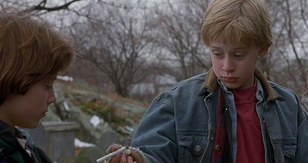 Macaulay Culkin (left) appears with Elijah Wood...