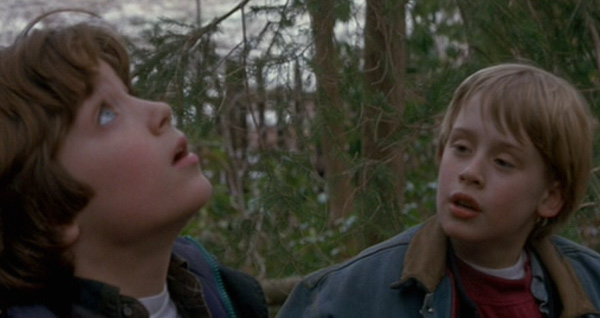 Macaulay Culkin (left) appears with Elijah Wood...