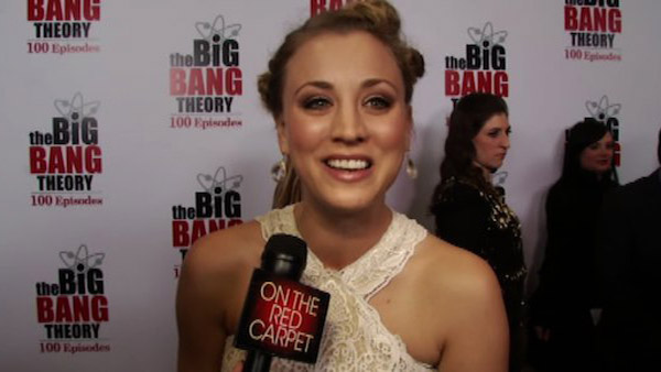 Kaley Cuoco talks to OnTheRedCarpet.com on Dec....