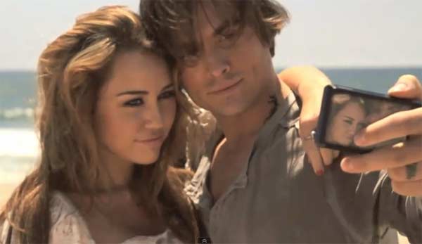 Zegers and Cyrus appear in a scene from the 2011...