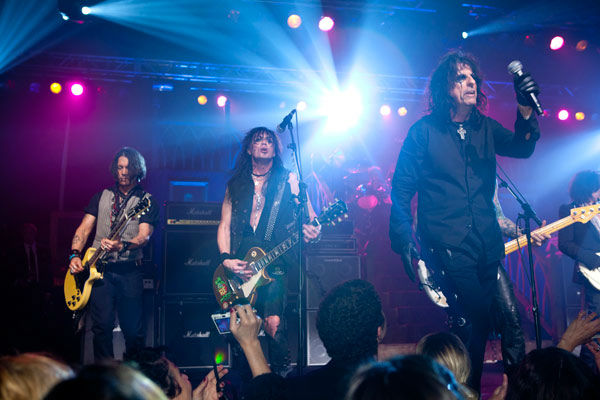Johnny Depp, Alice Cooper and Kerri Kelly appear...