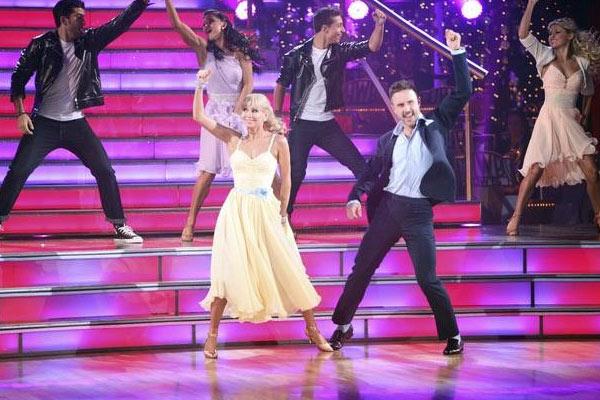 David Arquette returned to the ballroom for a...