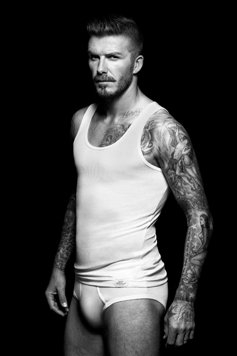 David Beckham appears in an ad from his 2012...