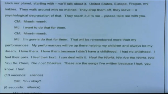 A transcript of a recording from Sunday, May 10,...