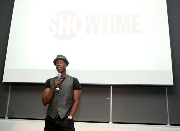 Don Cheadle appears at the Los Angeles premiere...