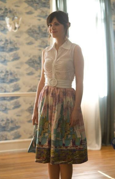 Zooey Deschanel appears in a scene from the 2009...