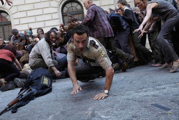 Andrew Lincoln in a still from 'The Walking Dead.'