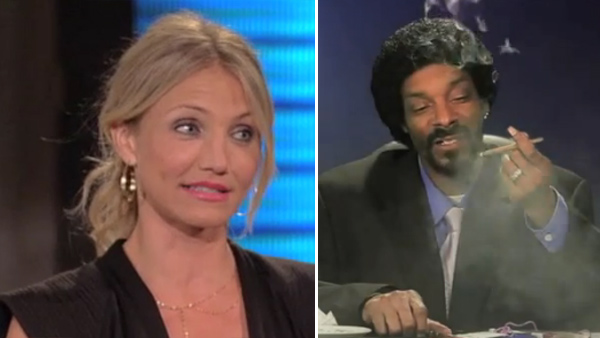 Pictured: Cameron Diaz appears on 'Lopez...