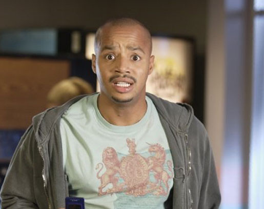 Donald Faison appears in a scene from the show...