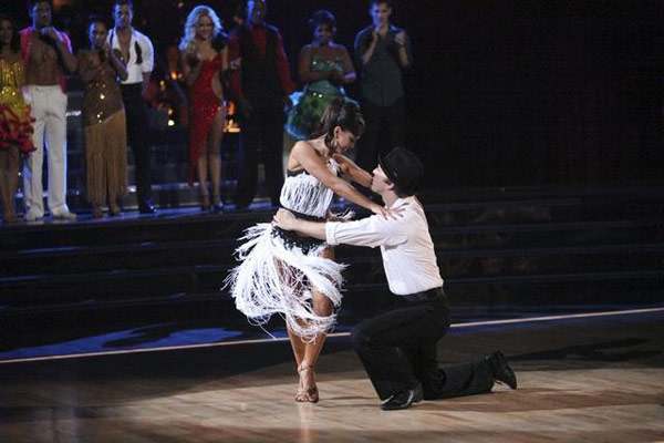 Jaleel White and his partner Kym Johnson and...