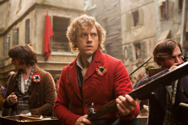 Aaron Tveit appears as Enjoras in a scene from...