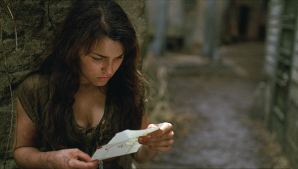 Samantha Barks appears as Eponine in a scene...