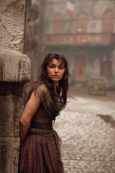 Samantha Barks appears as Eponine in a scene...