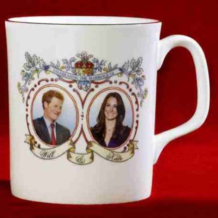 An 'error' mug featuring Kate Middleton and...