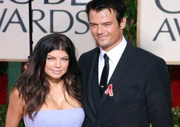 Fergie and husband Josh Duhamel attend the...