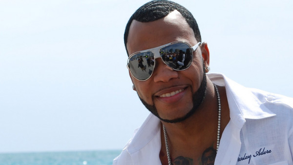 Flo Rida appears in a photo from a music video...
