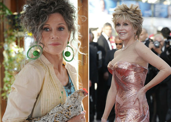 Jane Fonda appears in a scene from the 2012 movie Peace, Love and Misunderstanding. / Jane Fonda arrives for the opening ceremony and screening of Moonrise Kingdom at the 65th international film festival, in Cannes, southern France on May 16, 2012. - Provided courtesy of BCDF Pictures / IFC Films / Chopard Jane Fonda appears in a scene from the 2012 movie Peace, Love and Misunderstanding. / Jane Fonda arrives for the opening ceremony and screening of Moonrise Kingdom at the 65th international film festival, in Cannes, southern France on May 16, 2012. - Provided courtesy of BCDF Pictures / IFC Films / Chopard
