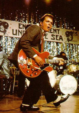 Michael J. Fox appears in a scene from the 1985...