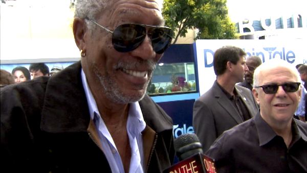 Morgan Freeman talks to OnTheRedCarpet.com at...