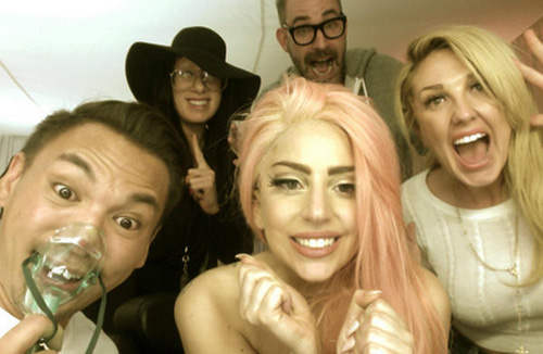 Lady Gaga posted this photo of herself...