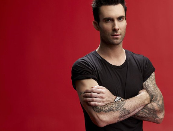 Adam Levine appears in a still 'The Voice' where...