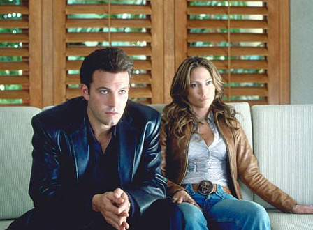 Ben Affleck and Jennifer Lopez appear in the...