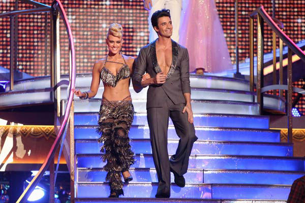 French actor Gilles Marini and his partner Peta...